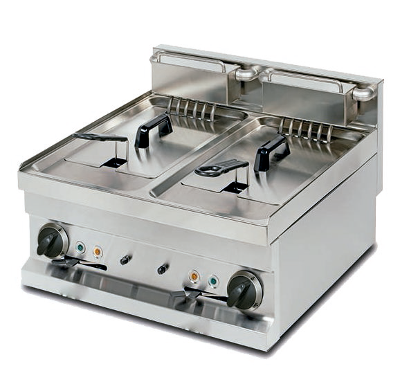 Fritadeira Industrial Dupla Elétrica 2x8L (15000W)