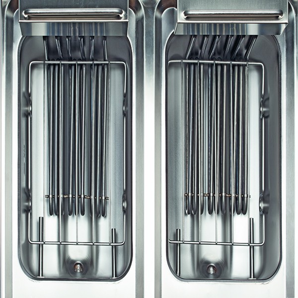 Fritadeira Industrial Dupla Elétrica 2x8L (15000W)
