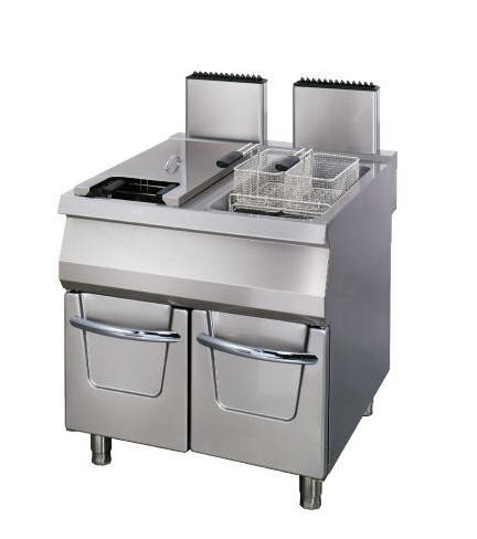 Fritadeira Industrial a Gás 22+22L Dupla