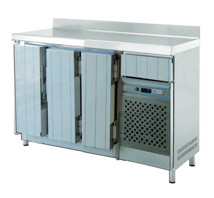 Balcão Refrigerado FM-2000 3 Portas Inox 2000x600x1050mm