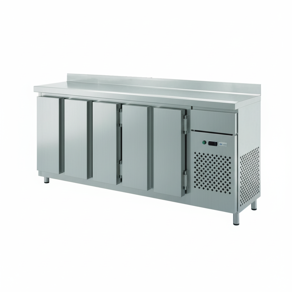 Balcão Refrigerado FM-3000 Inox 5 Portas, 3000mm