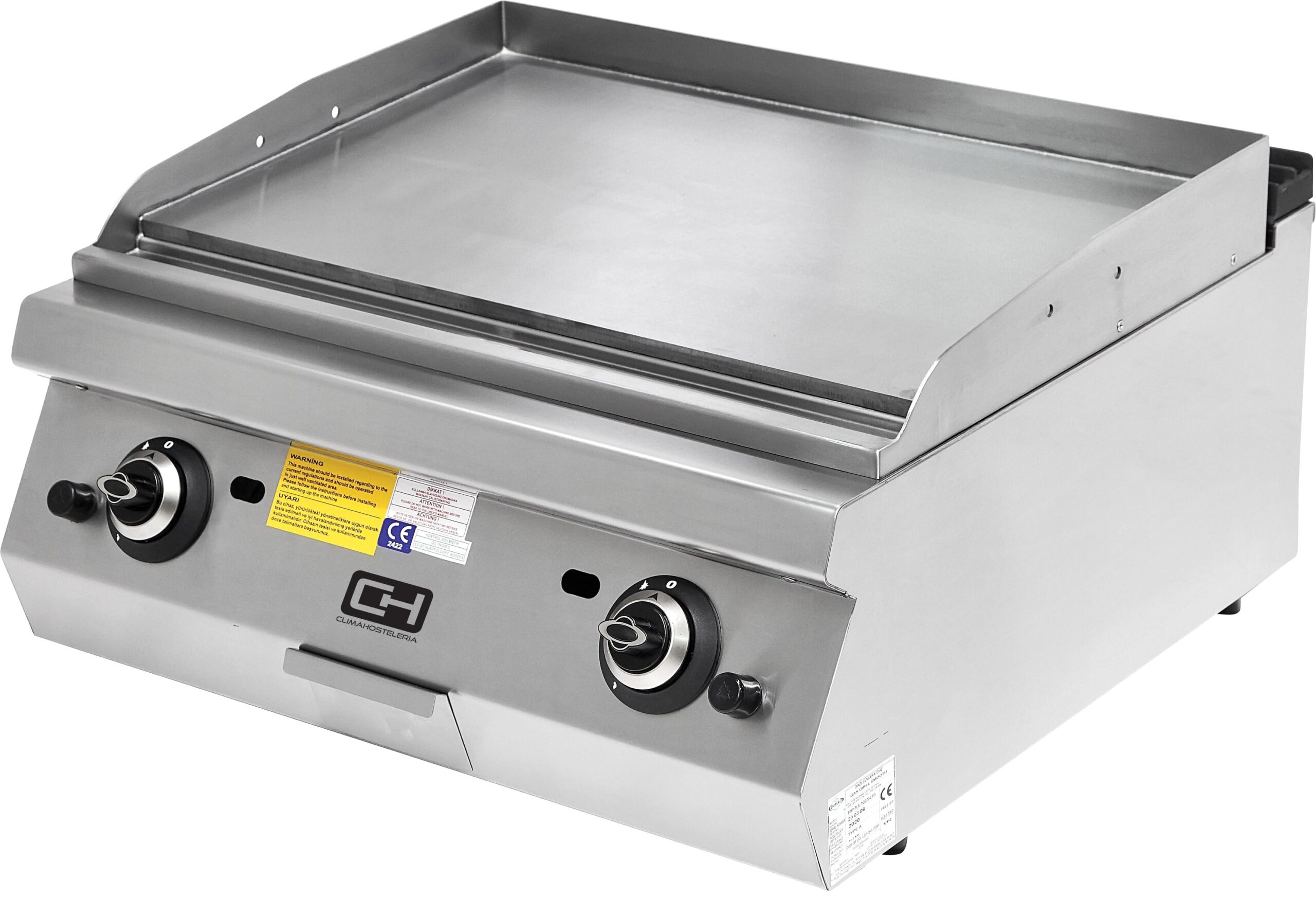 Chapa de Grelhar a Gás Retificada Linha 700 17,34 kW