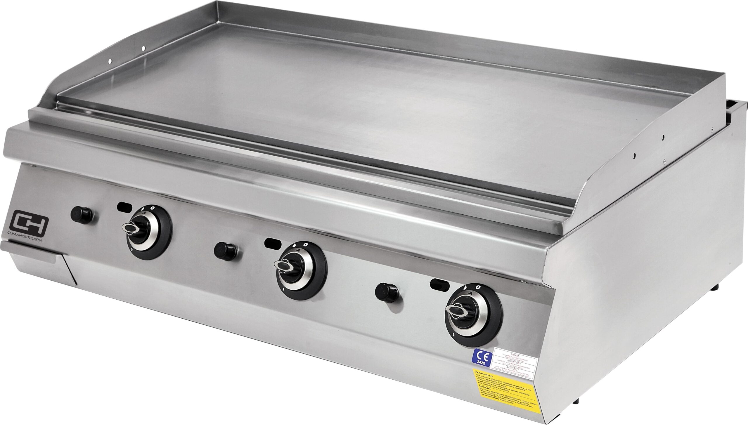 Fry-Top a Gás Aço Retificado 26 kW Linha 700