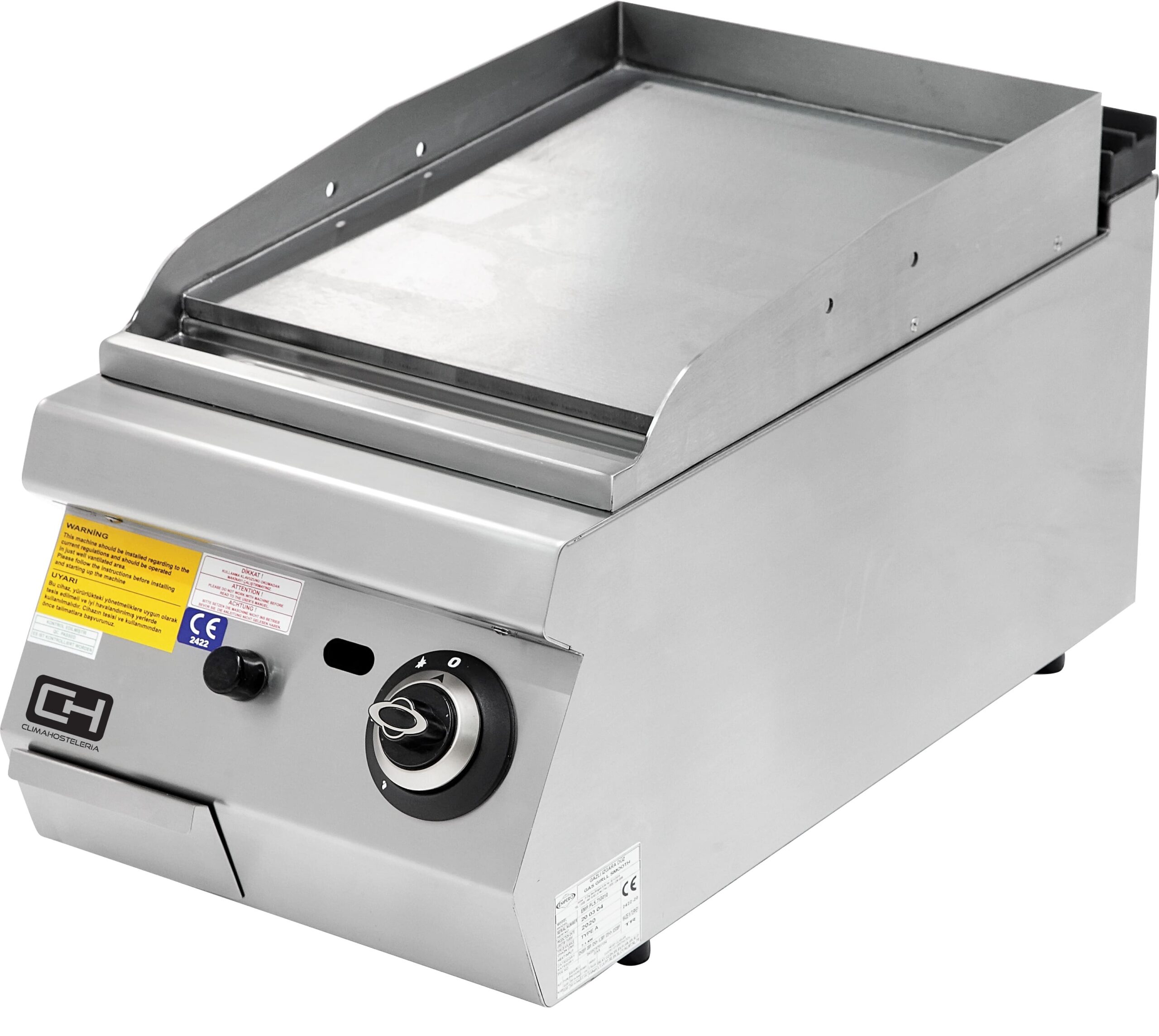 Chapa de Grelhar a Gás Retificada, Linha 700, 8.67 kW