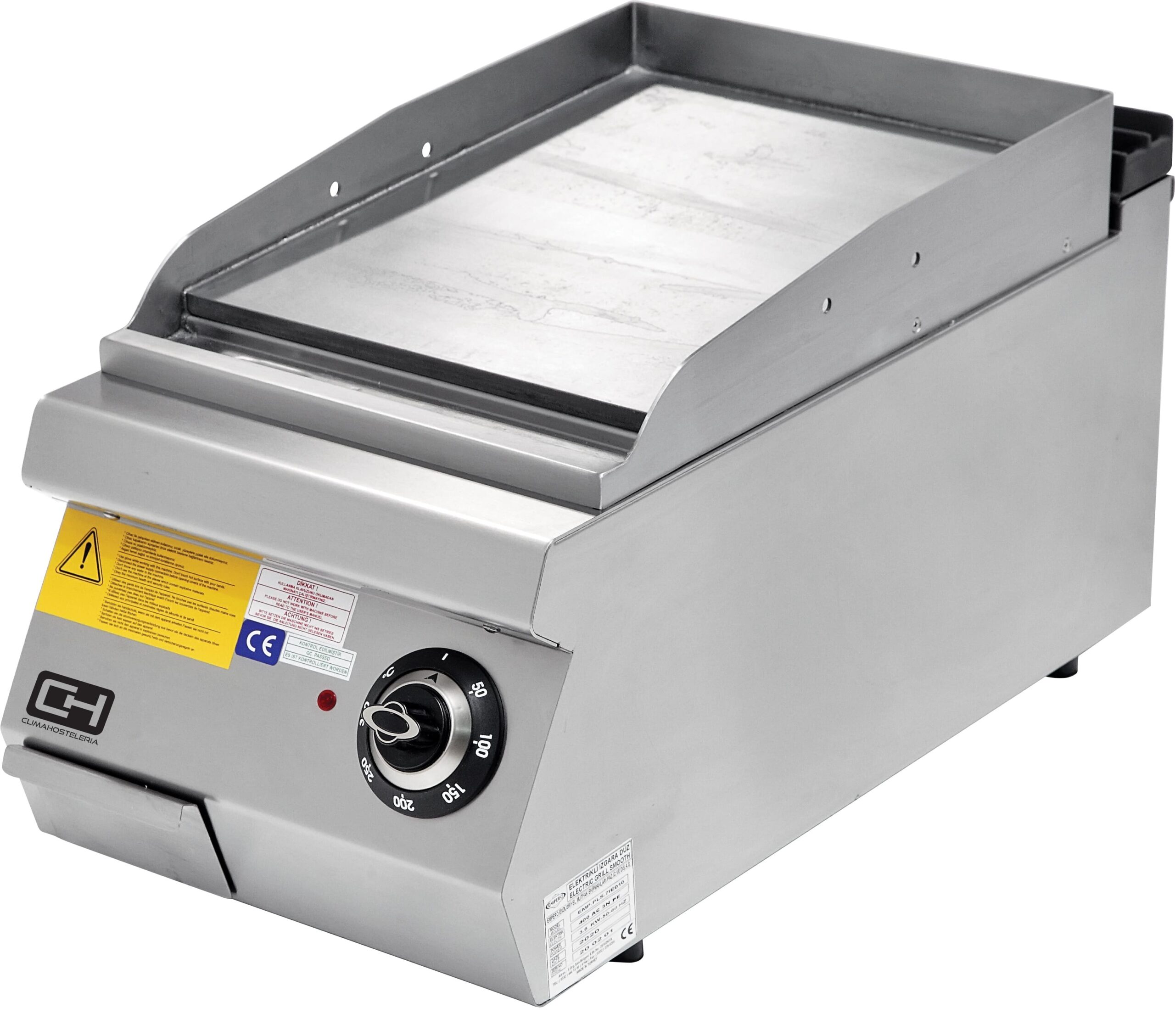 Chapa de Grelhar Elétrica Cromada 4.2 kW Linha 700