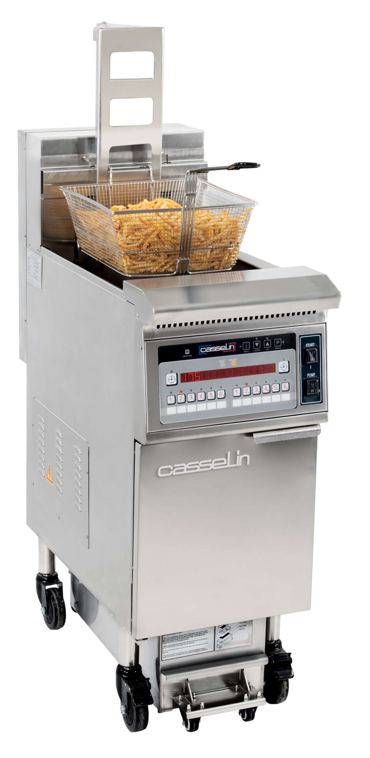 Fritadeira Elétrica com Elevação Automática e Filtro 22 L 17 kW