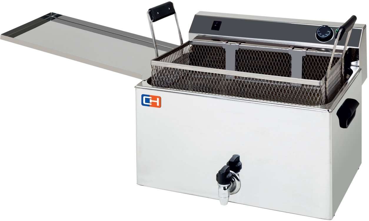 Fritadeira Elétrica Profissional Pastelaria 16L 9kW Trifásica