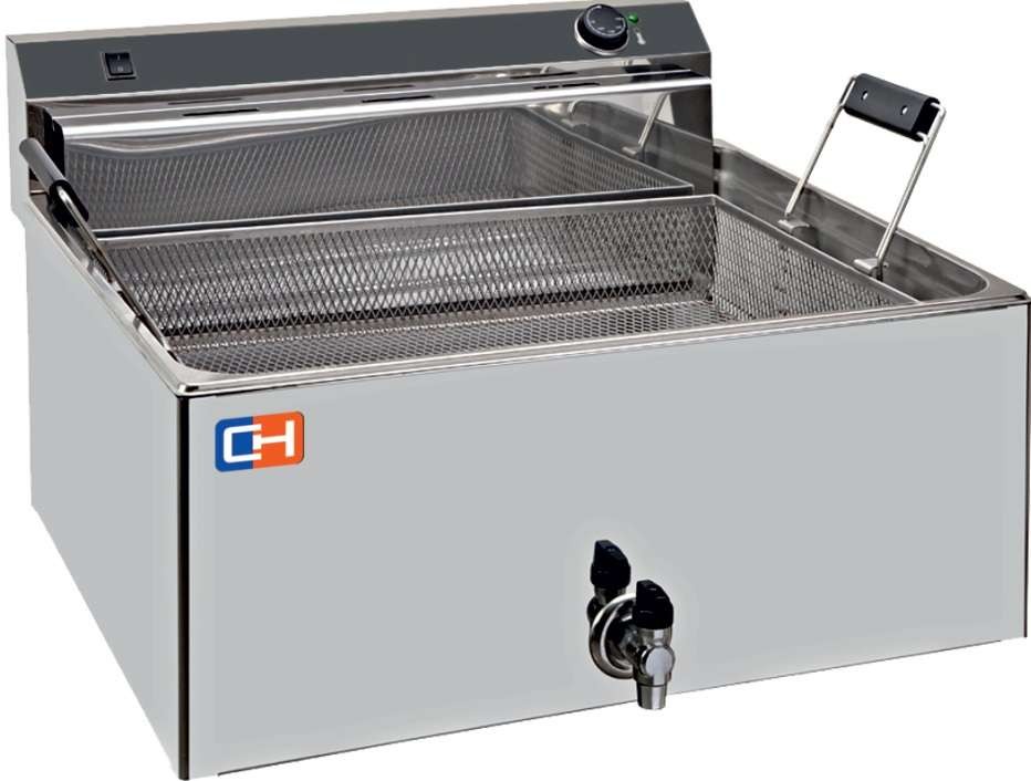 Fritadeira Elétrica Profissional 30L 15 kW Trifásica