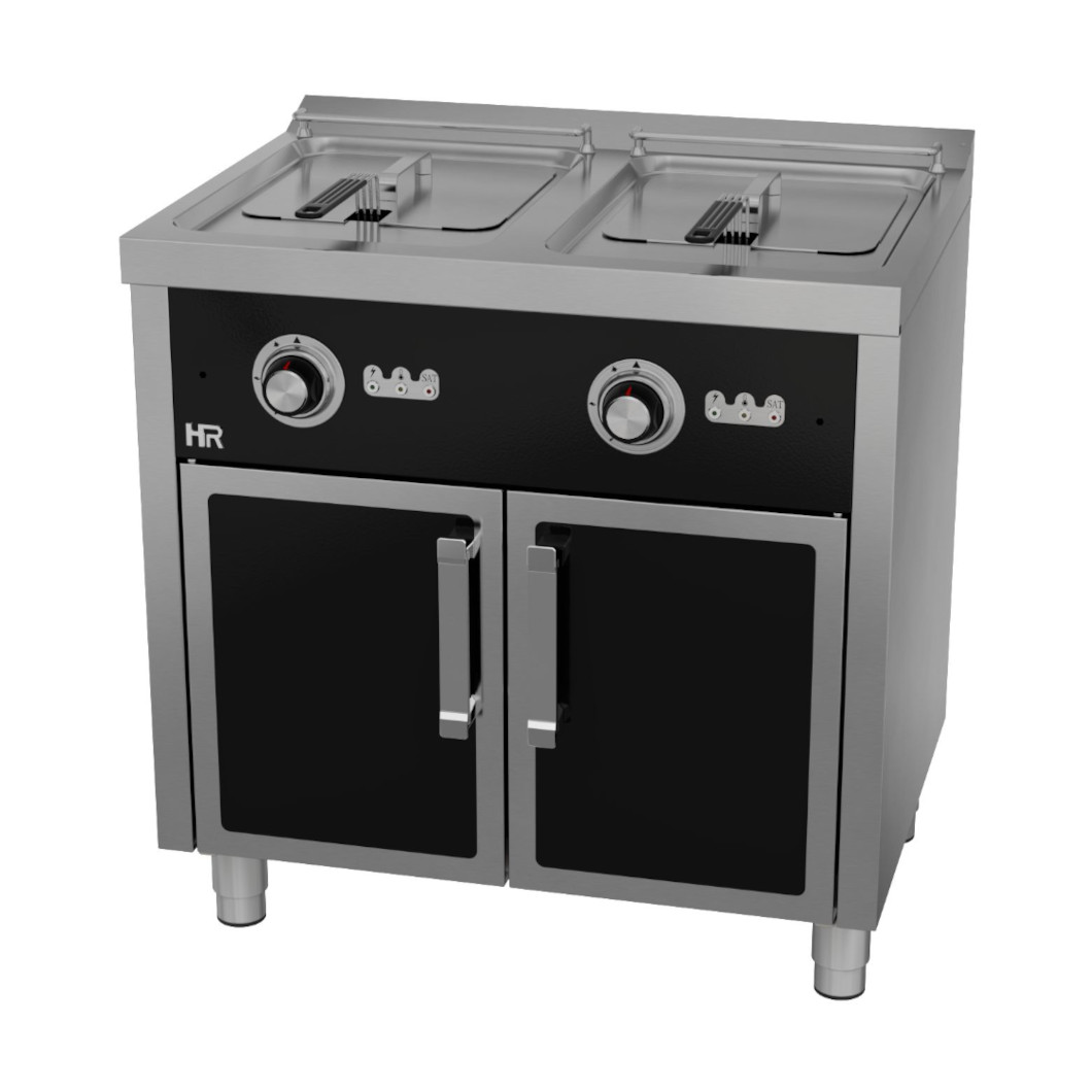Fritadeira Elétrica Dupla 10+10L Industrial | Linha 600