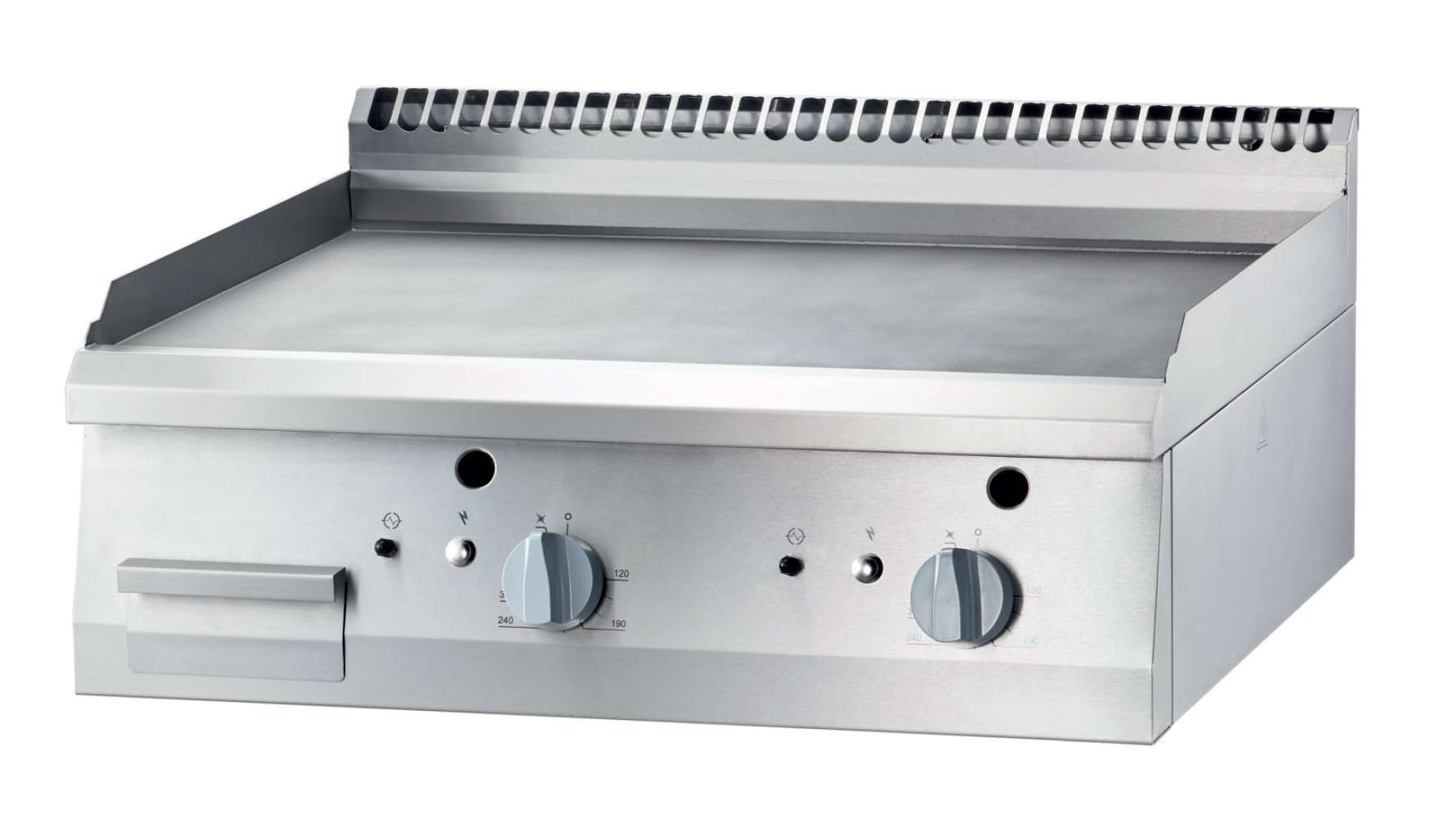 Fry Top a Gás Placa Lisa de Bancada, Linha 700 - 13 kW