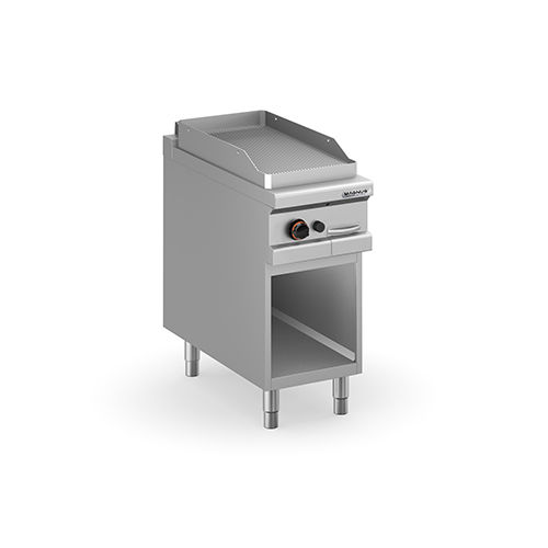Fry-top a Gás, Placa Canelada 380x720 mm, Móvel Linha 900
