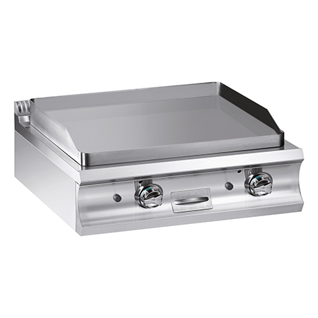 Fry-top a Gás Profissional, Placa Lisa 780x720 mm, Linha 900 TOP