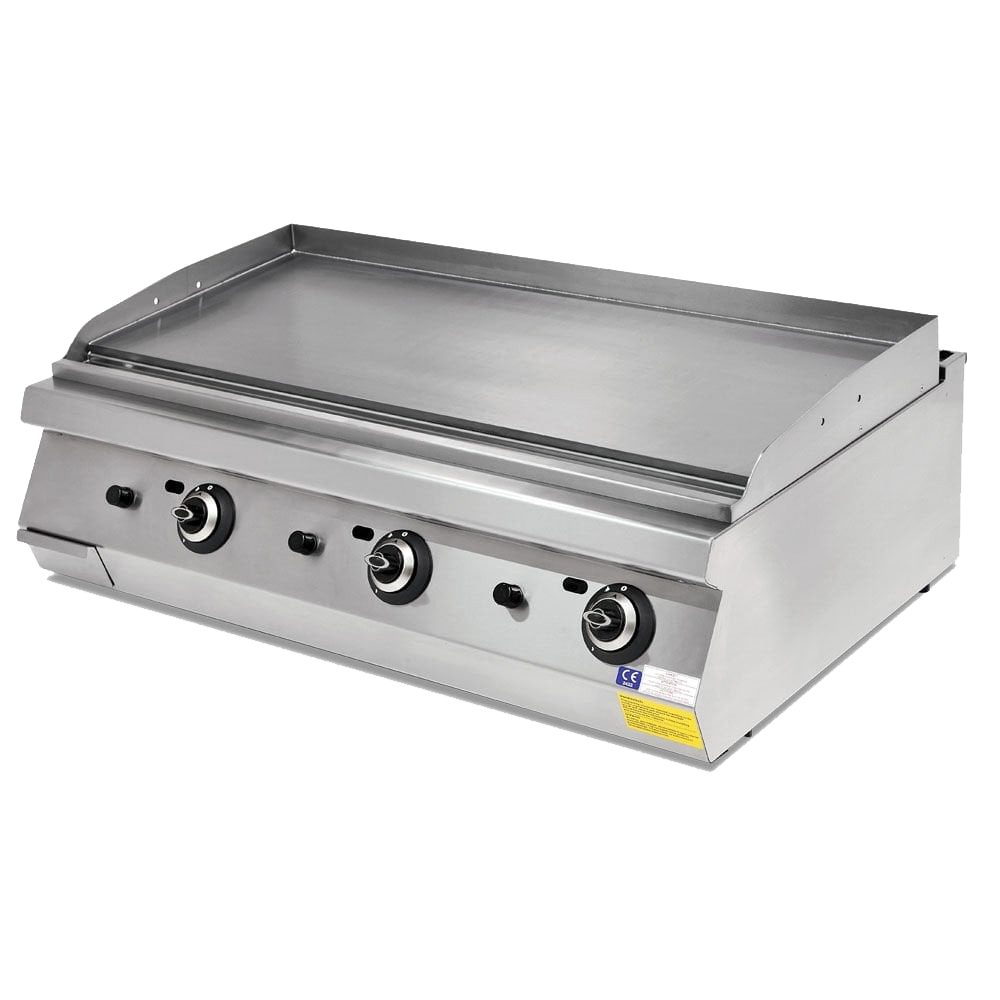 Fry-Top a Gás Cromado Linha 900 - 1200mm