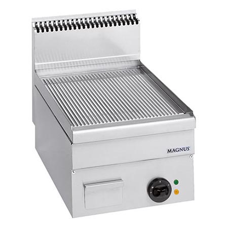 Fry-top Elétrico Canelado 400x510 mm para Bancada
