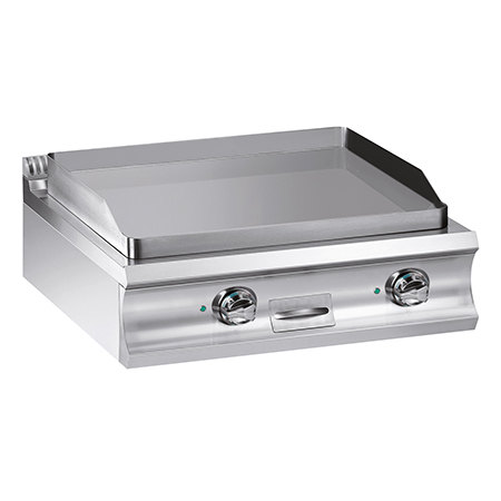Fry-top Elétrico Top, Placa Lisa, 800x900x250 mm
