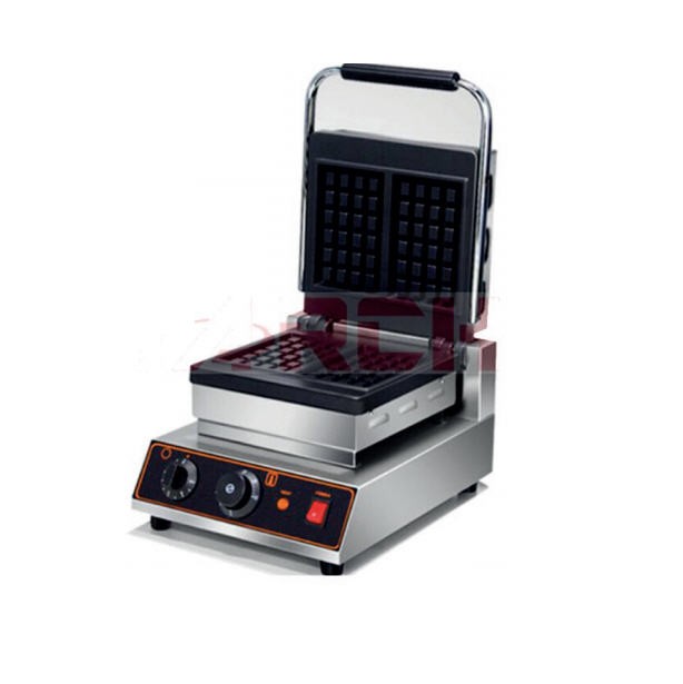 Máquina de Waffles Profissional Simples Inox
