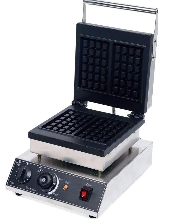 Máquina de Waffles Profissional Simples Inox