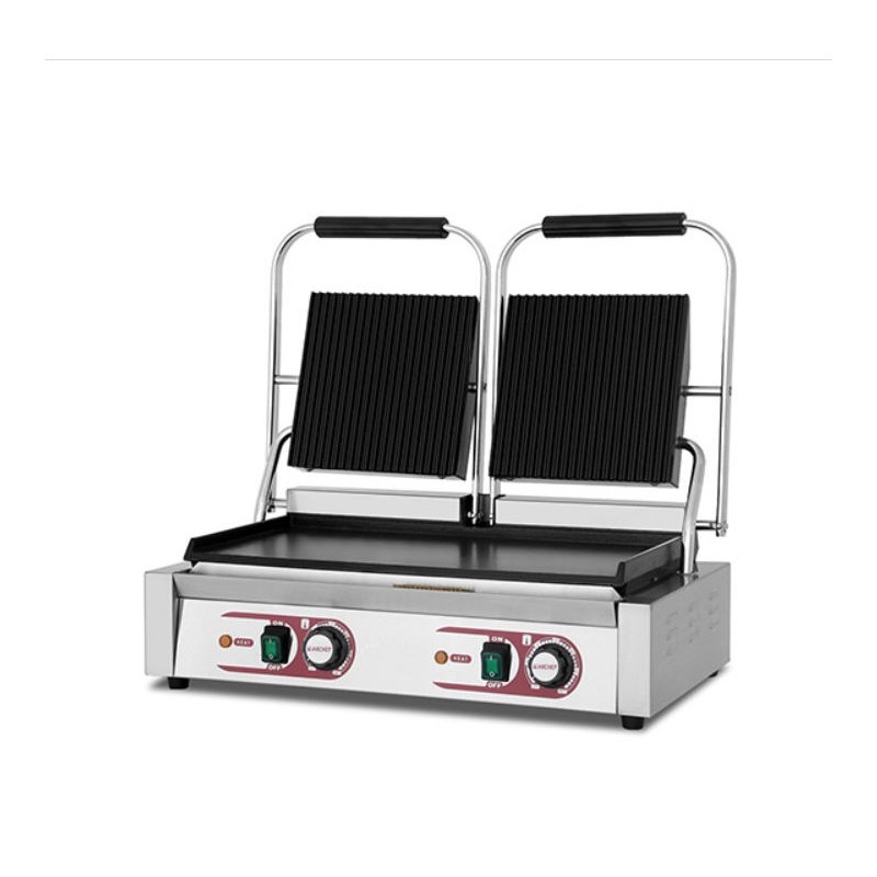 Grelhador Duplo Corpo Placas Lisas 3.6kW