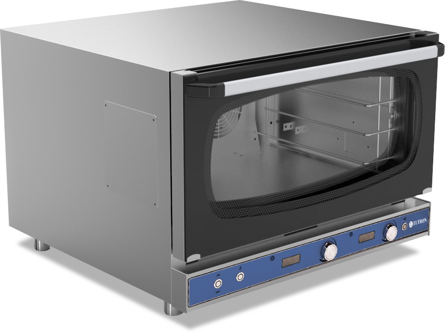 Forno de Convecção Inox 4 Tabuleiros 400x600mm com Humidificador
