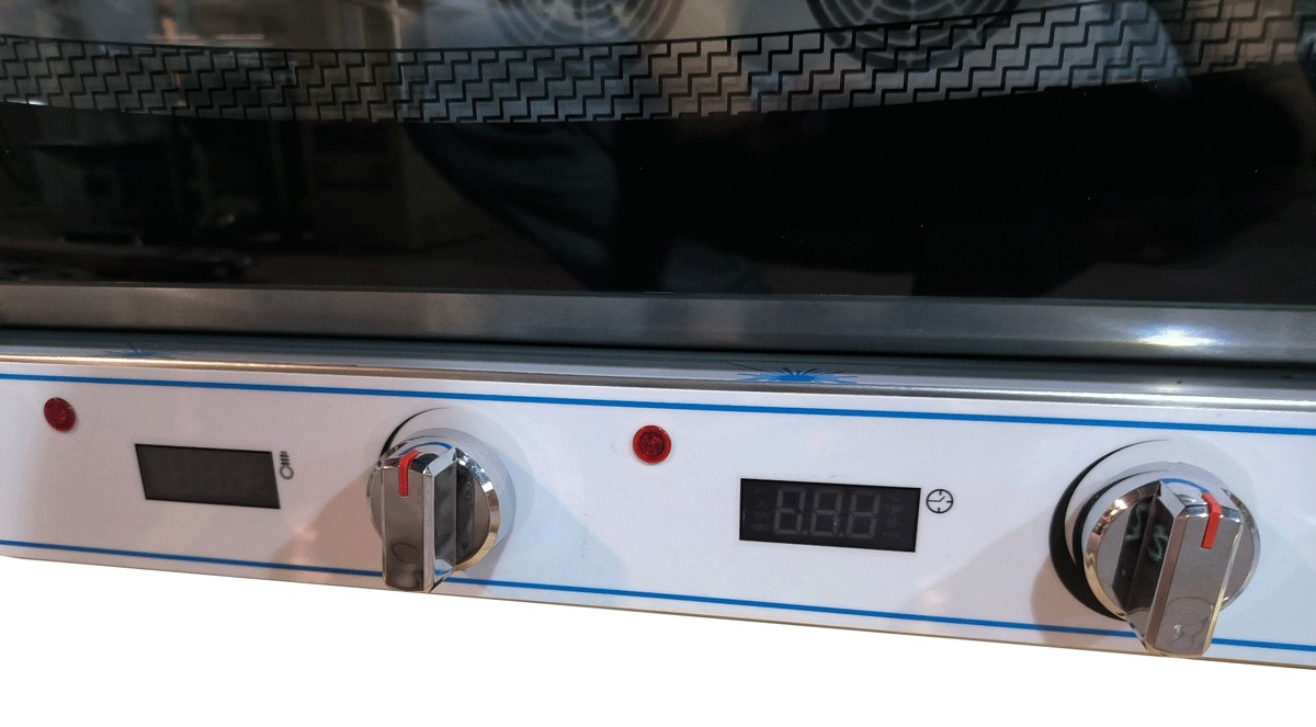 Forno de Convecção Inox 4 Tabuleiros 400x600mm com Humidificador