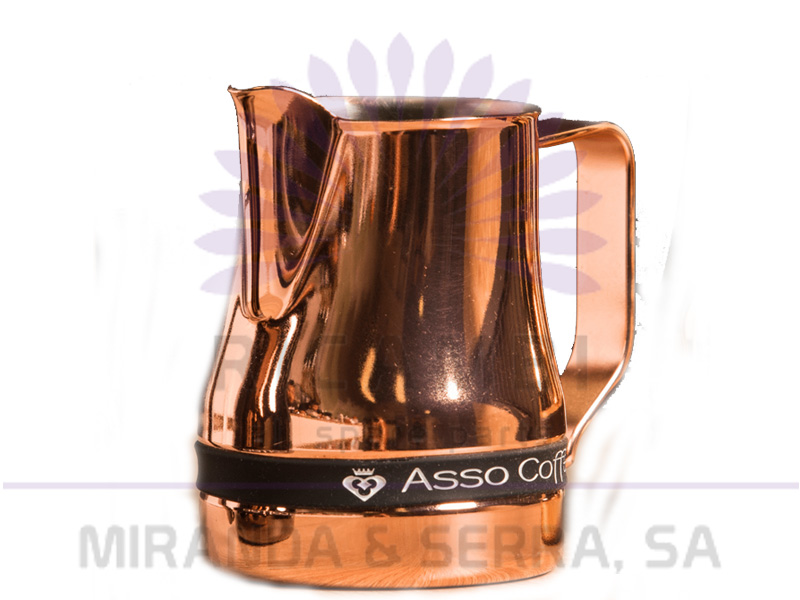 Leiteira de Cobre 0.35L para Cafetaria Profissional