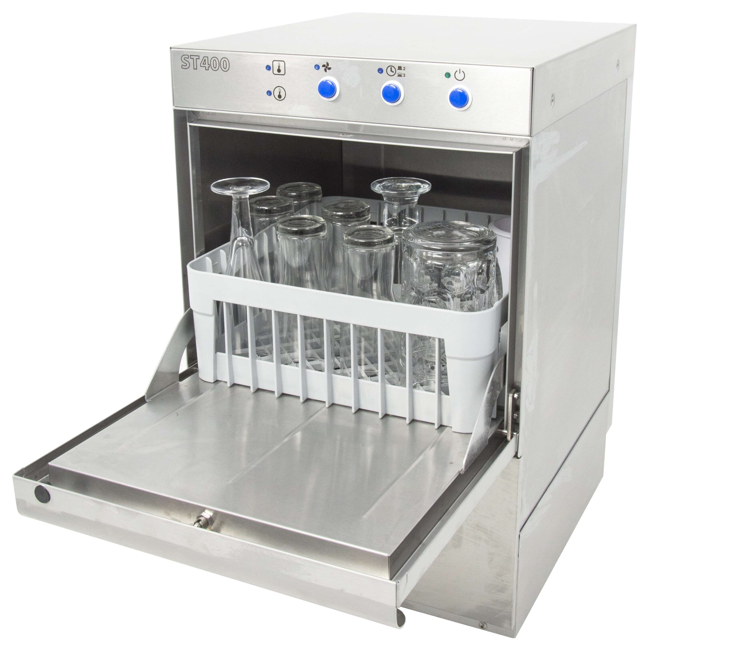 Máquina de Lavar Loiça Industrial 40x40 cm com Bomba de Esgoto
