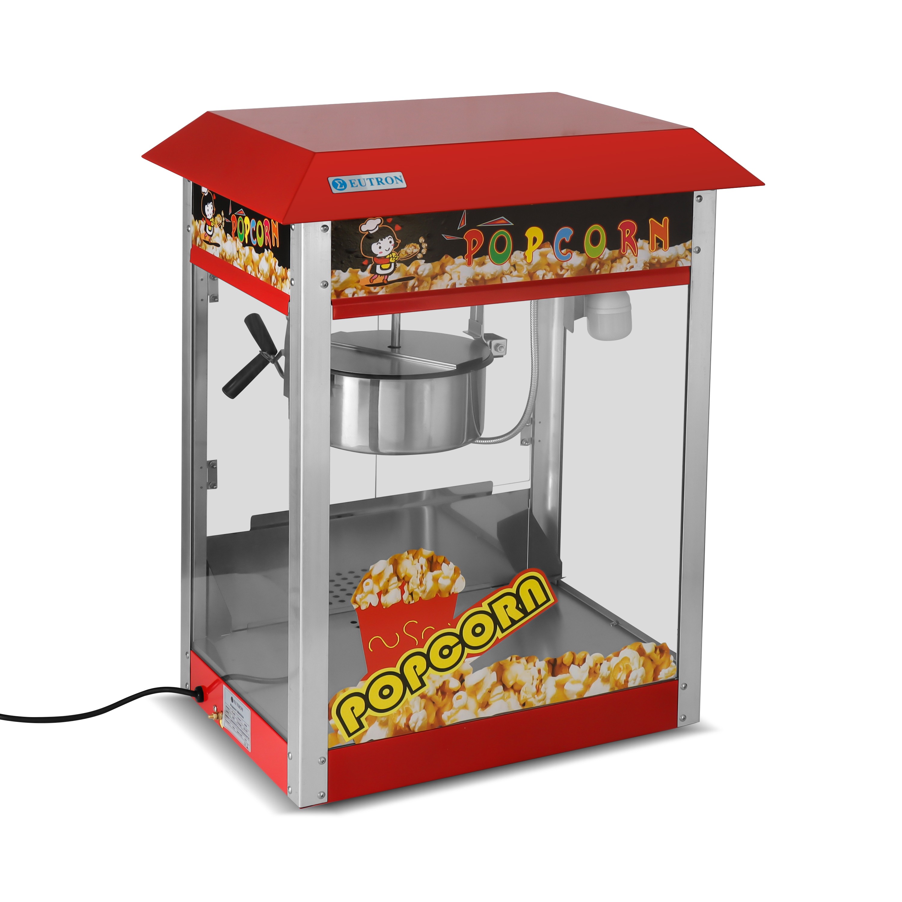 Máquina de Pipocas Profissional 5 kg/h Eutron