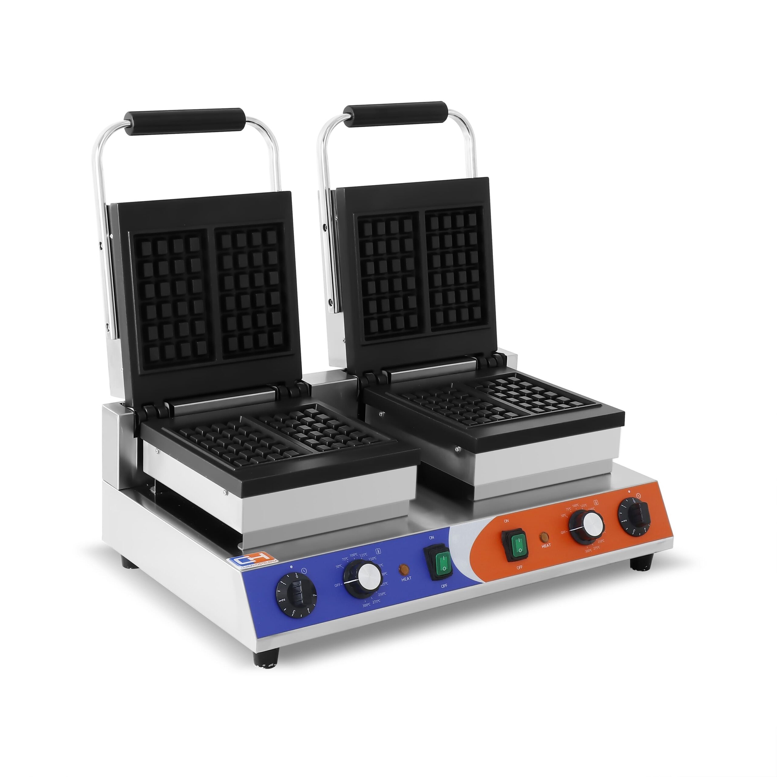 Máquina de Waffles Profissional Dupla 2x1.5kW
