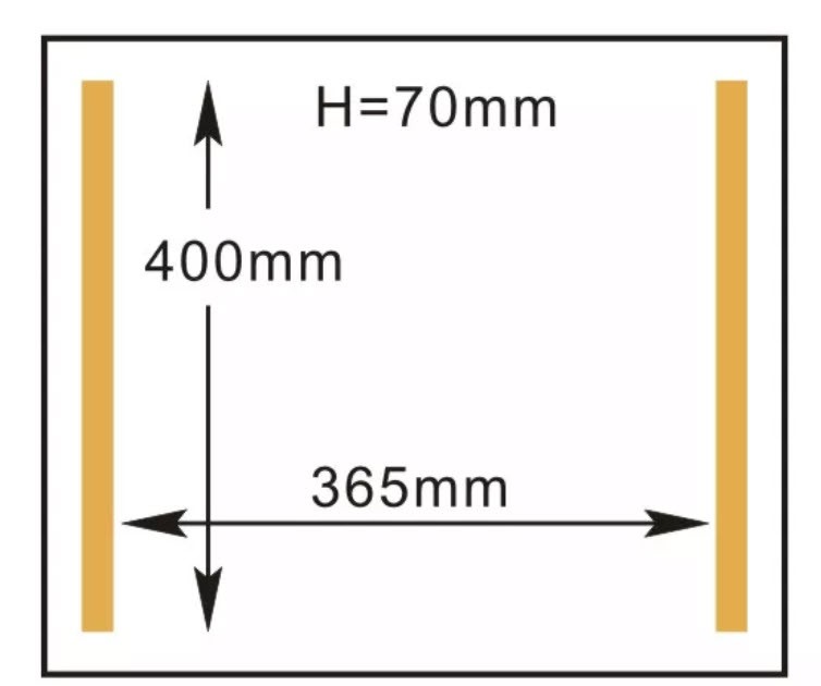 Máquina de Vácuo Industrial DZ-400/2L Chão, 2 Barras