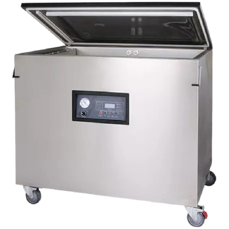 Máquina de Embalar a Vácuo Comercial DZ-900/2L Aço Inox