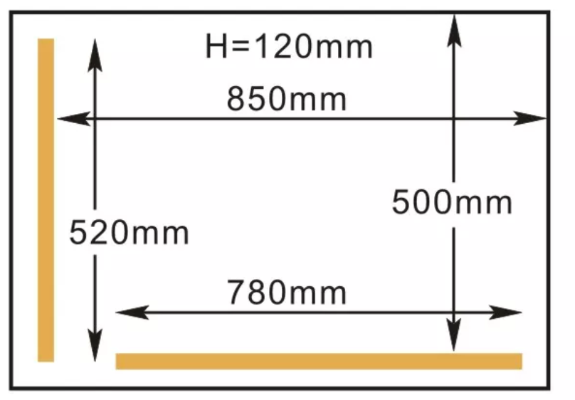 Máquina de Vácuo Profissional DZ-900T 906x556x190mm