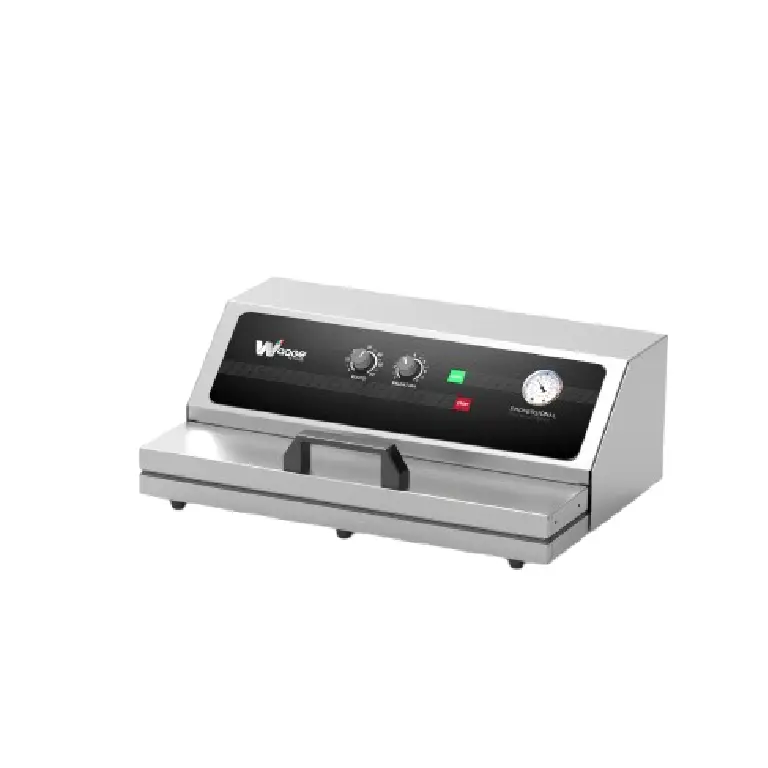 Máquina de Vácuo Externa Inox SV-A, 470mm barra de selagem