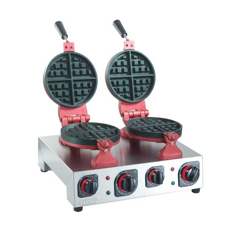 Máquina de Waffles Dupla Redonda