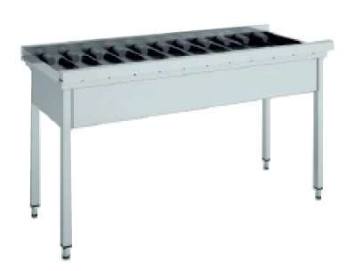 Mesa de Saída com Rolos para Máquina de Lavar Loiça 1600mm
