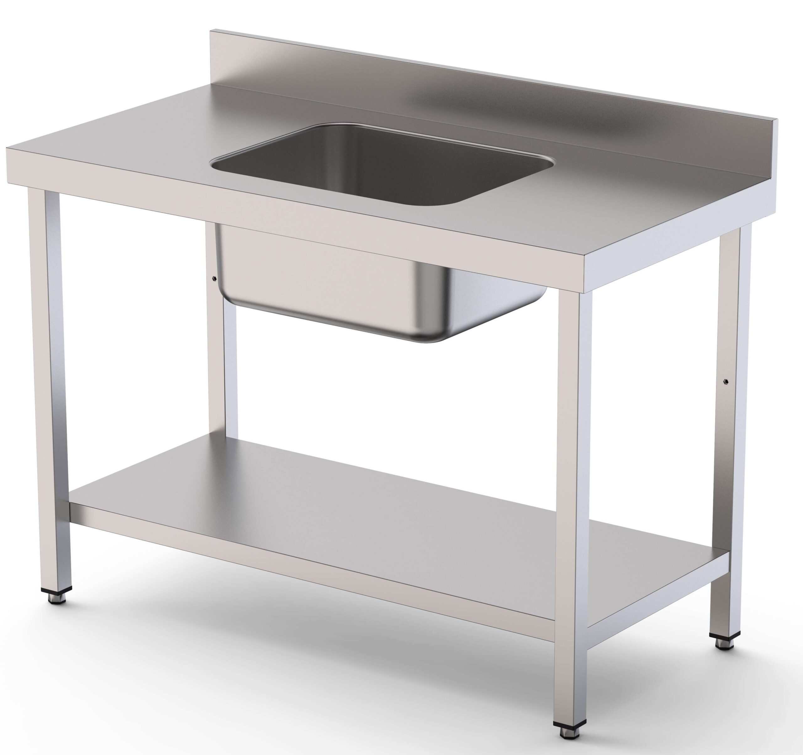 Bancada Inox Mural com Cuba Central WTW17015CB1