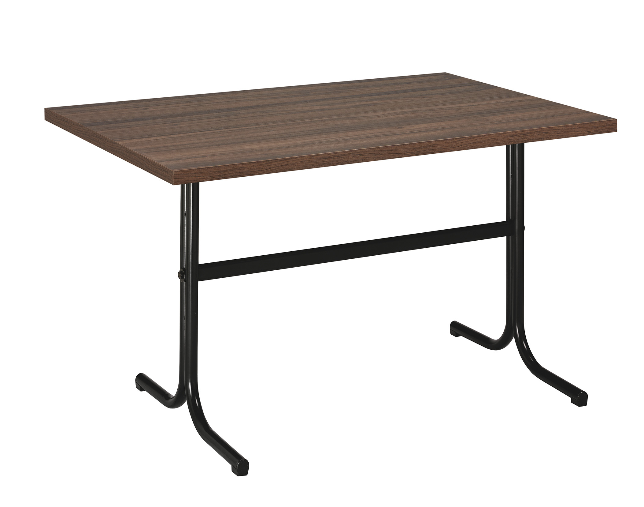 Mesa Interior Armação Plastificada de Melamina Nogueira 110x70 cm