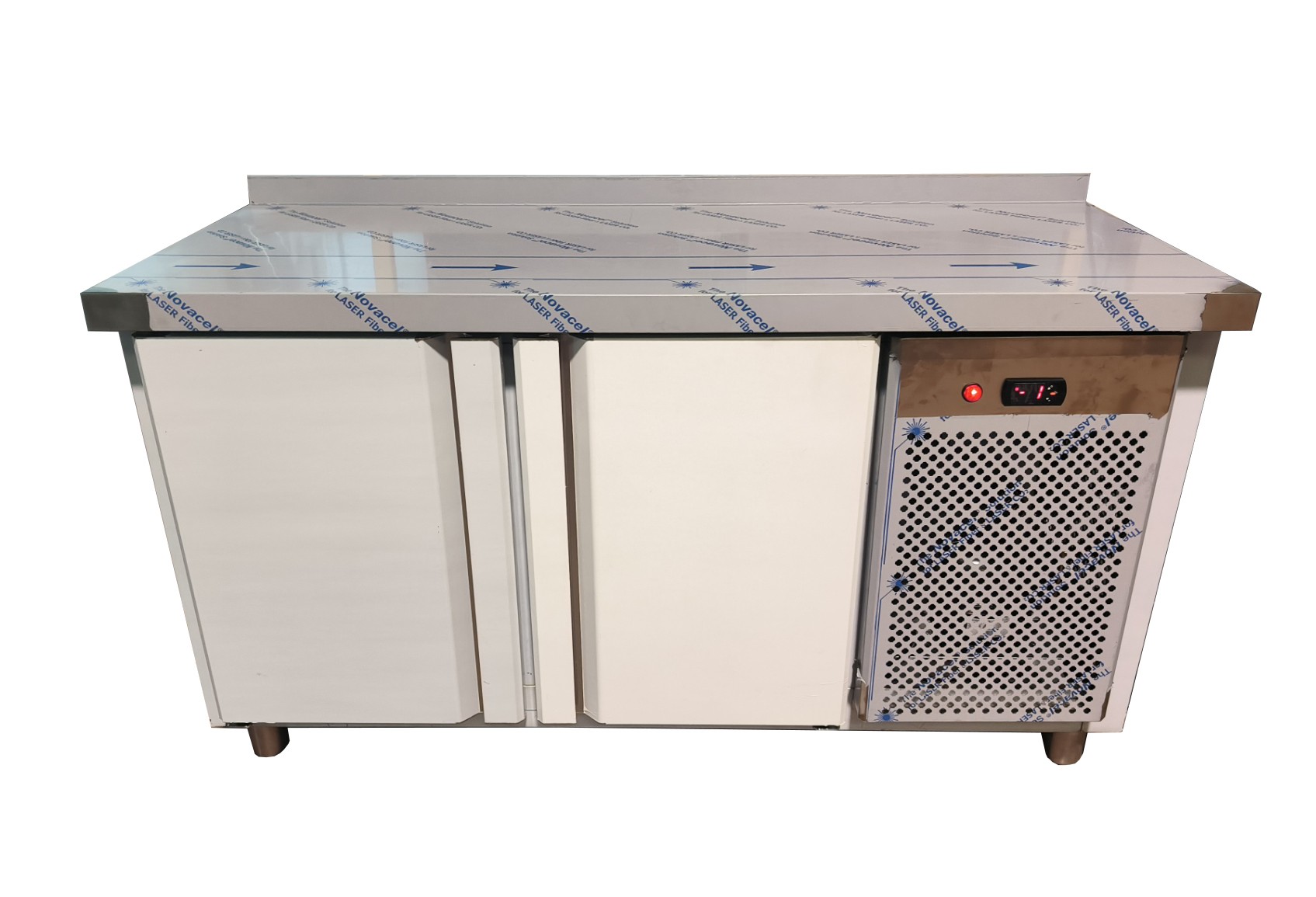 Mesa Refrigerada Industrial 1500mm com Motor à Direita