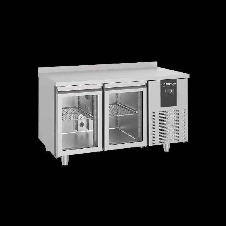 Mesa Refrigerada Gastronorm com 2 Portas de Vidro 1400x700