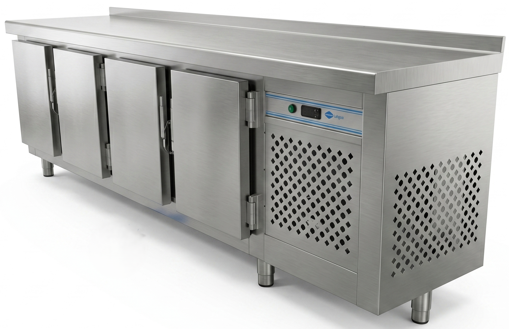 Mesa Refrigerada Industrial Inox 3000mm 5 Portas BM-3000