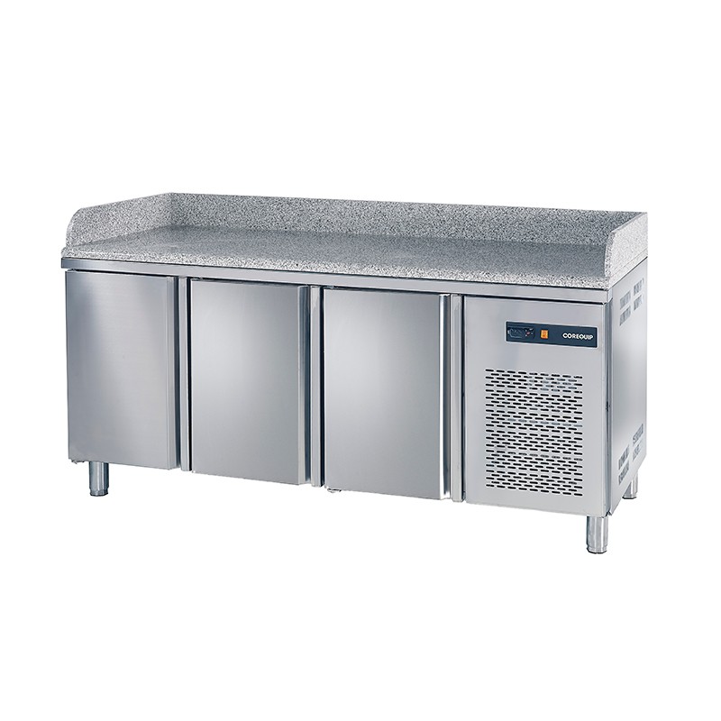 Mesa Refrigerada de Preparação de Pizza com Tampo de Granito 1792mm