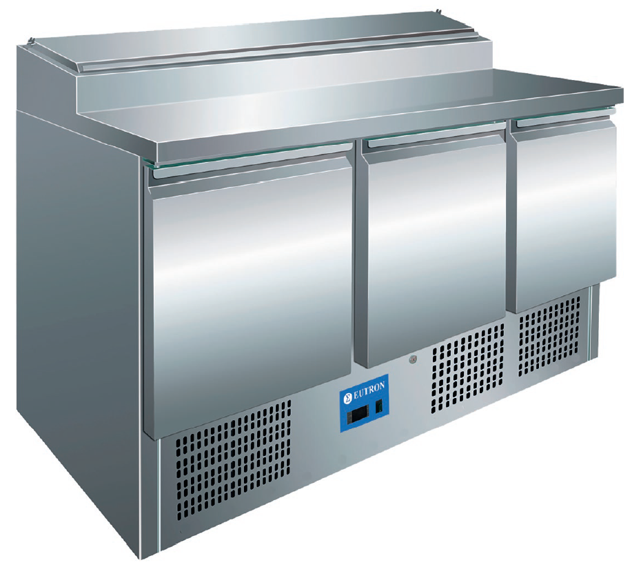 Mesa Refrigerada para Preparação 3 Portas GN1/6