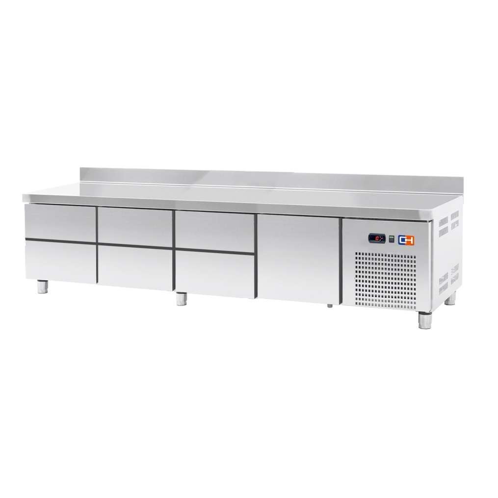 Mesa Refrigerada Central GN 1/1 Fundo 700 - 2242mm