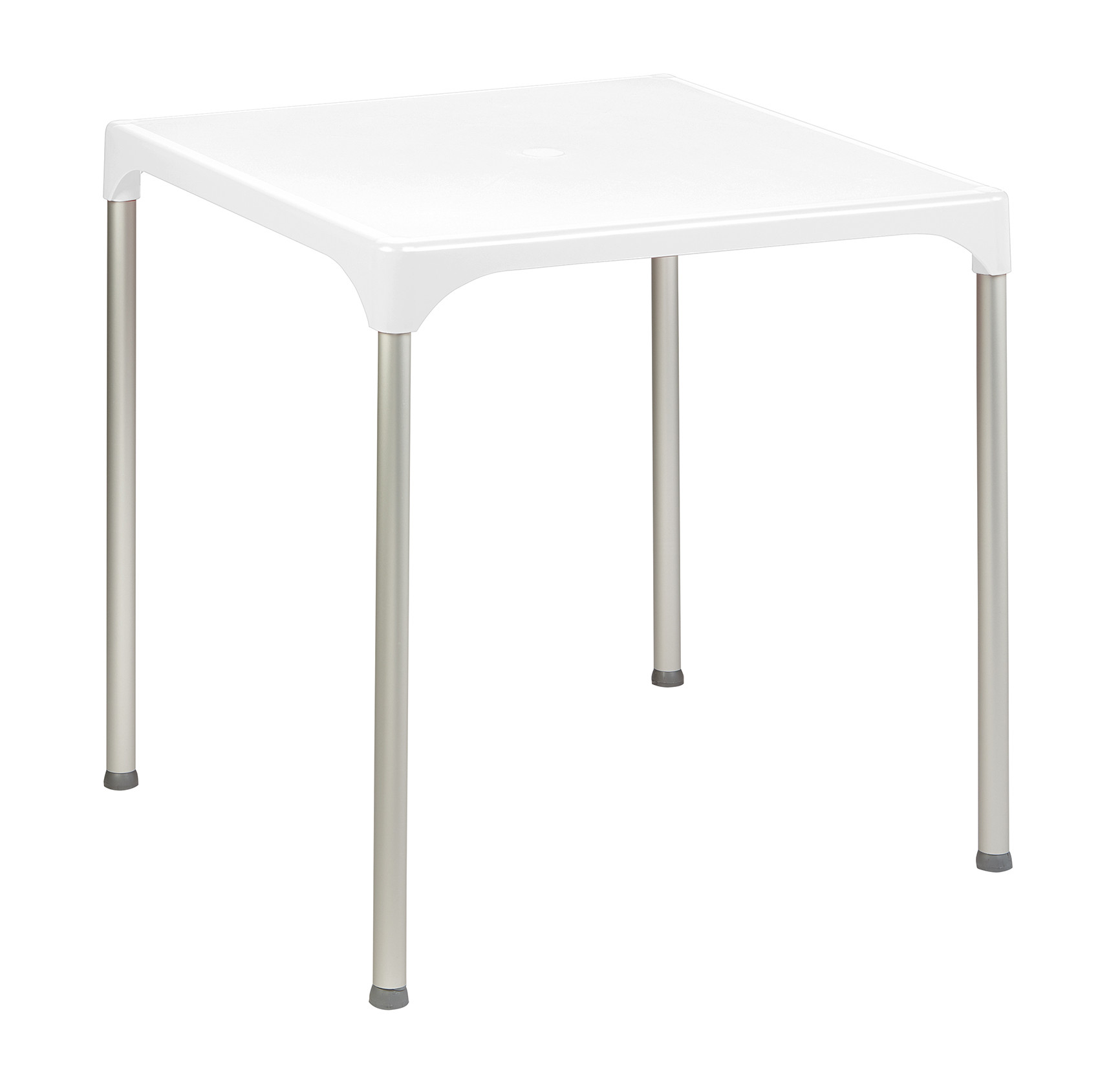 Mesa de Terraço Polipropileno Lisboa 70x70 cm Branca