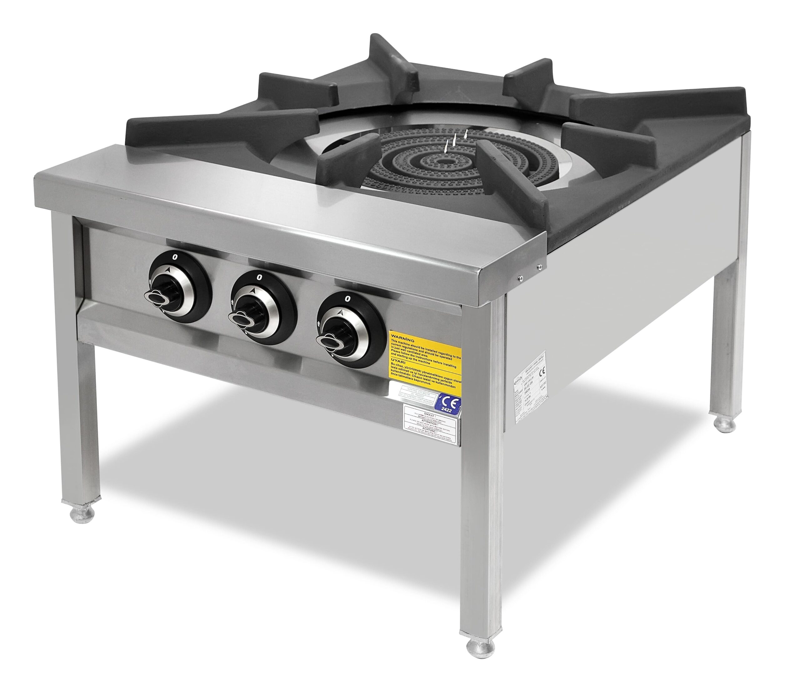 Paeller Industrial a Gás 31 kW, 700x915x560 mm