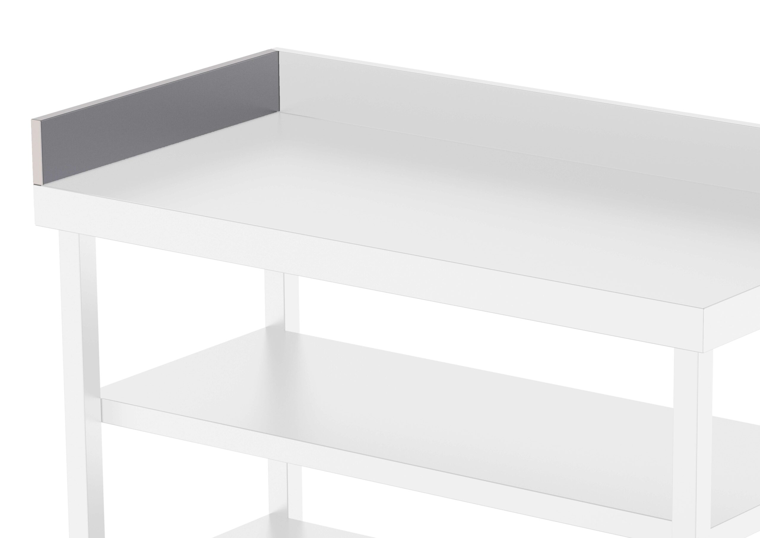 Peto de Aço Inoxidável Lateral Direito para Mesa Mural 600mm