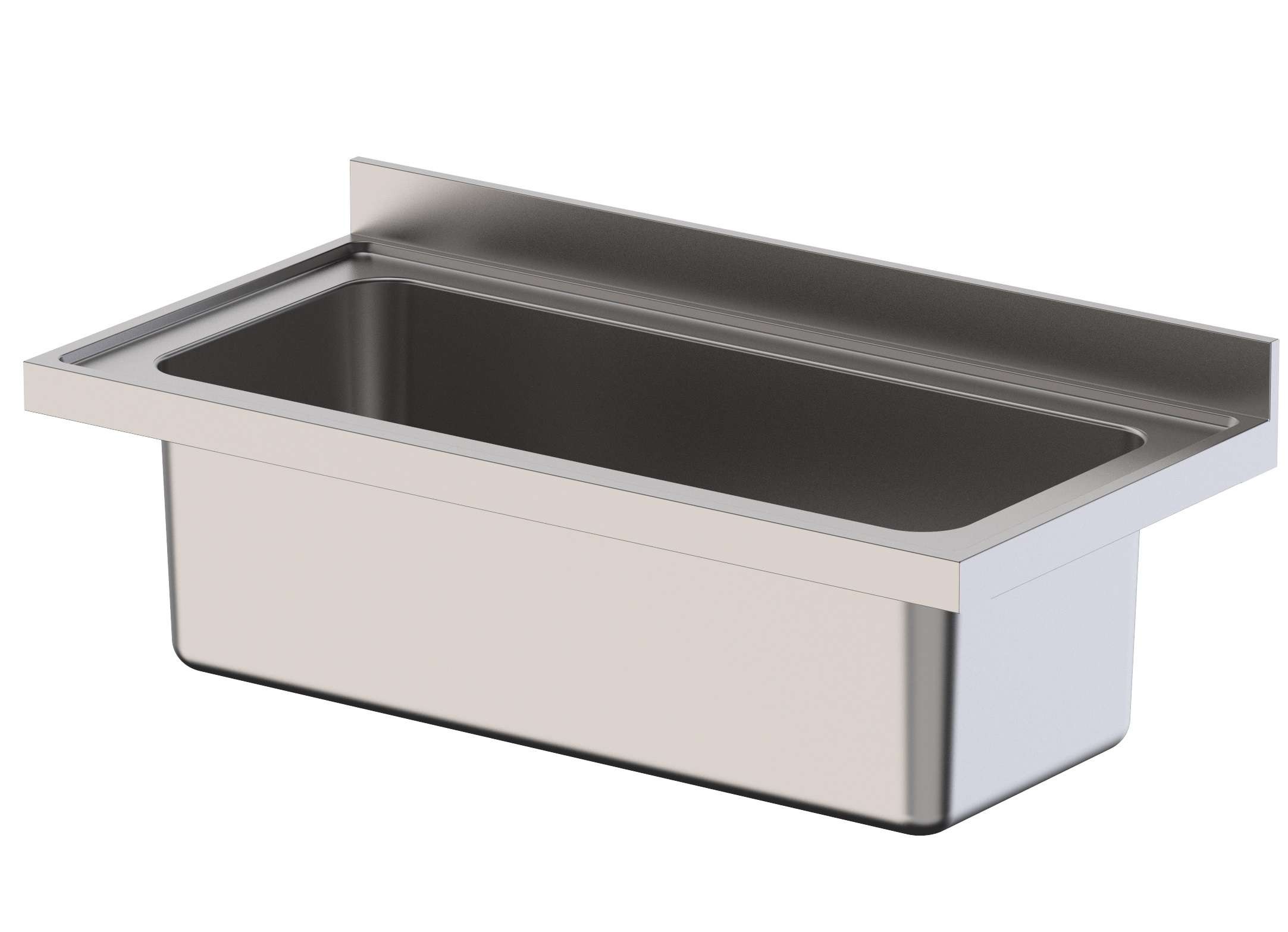 Lavadouro Inox c/ Cuba Esquerda 2000x700x400mm