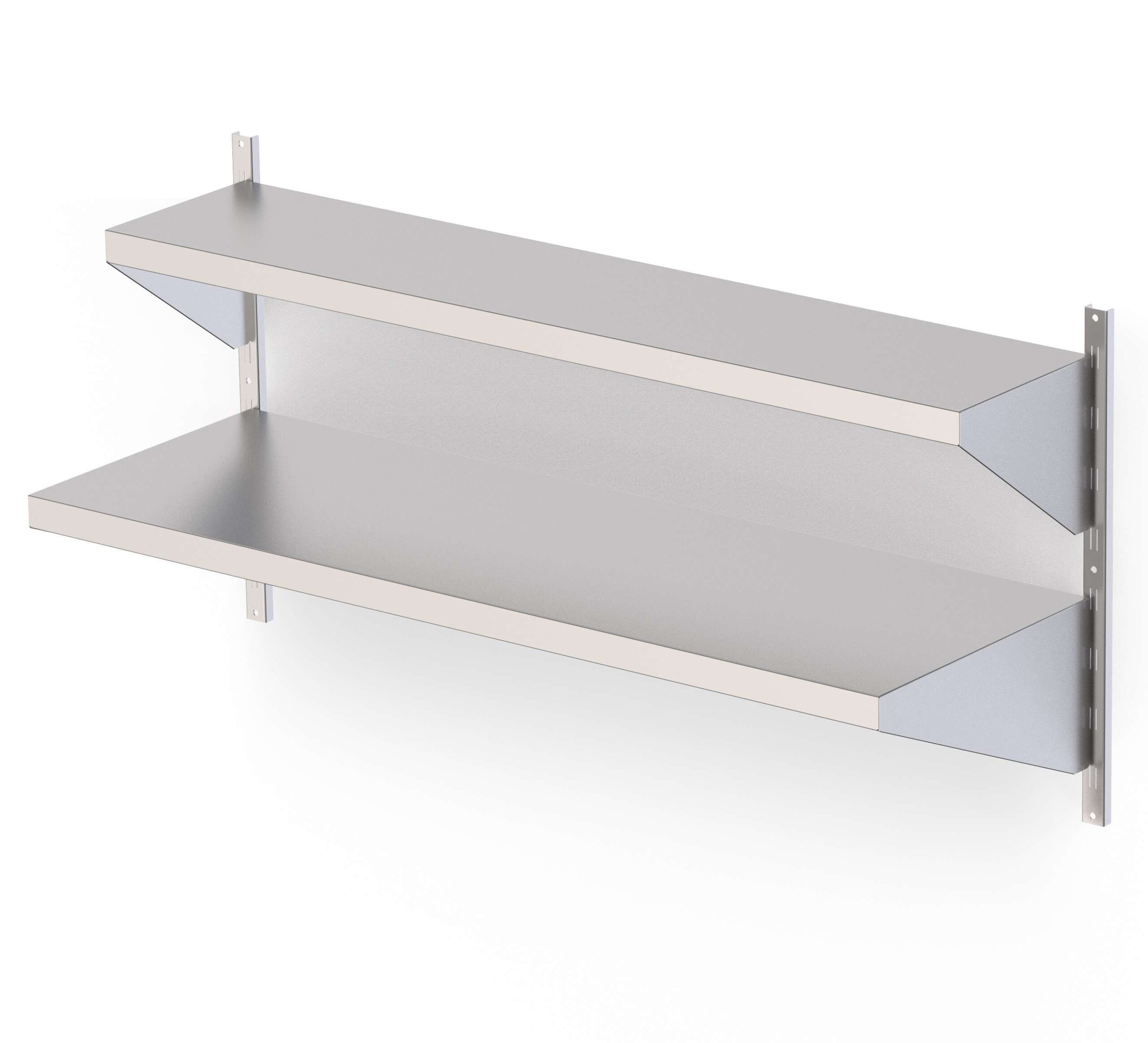 Prateleira Mural Inox Lisa para Grelha 1000x250mm