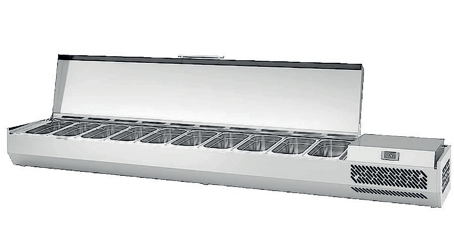 Expositor Refrigerado de Ingredientes 1800mm VRX-1800