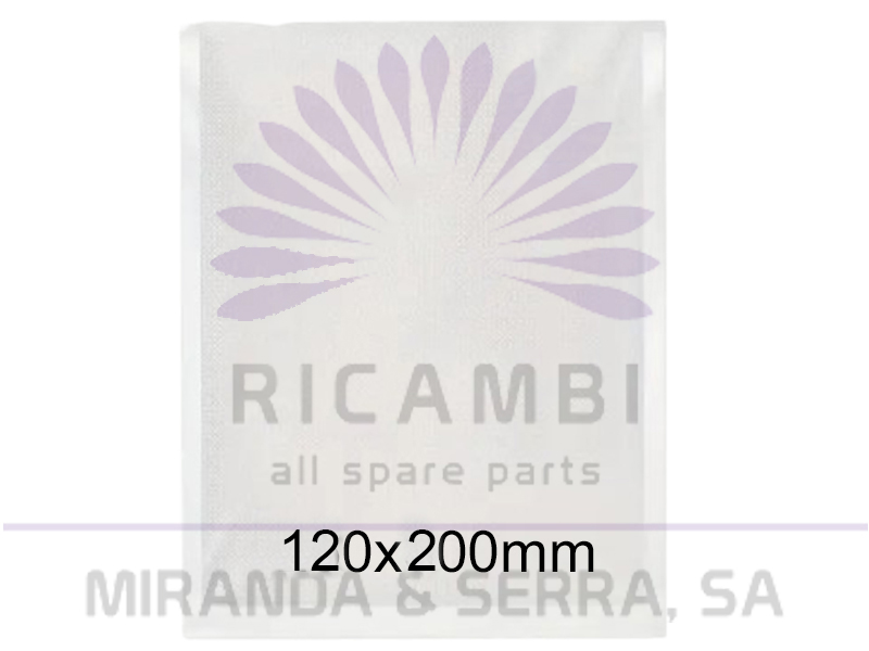 Sacos de Vácuo Profissionais 90µ 120x200mm (100 und)