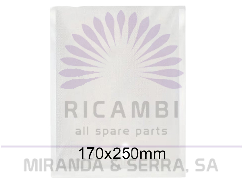 Sacos Vácuo 90µ 170x250mm (100 Unidades)